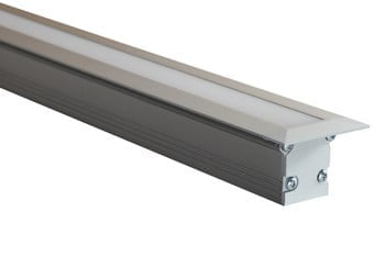 Eindkap aluminium Pro Line ALU 25 mm inbouw
