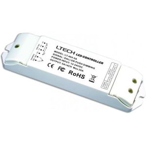 LED controller DALI, 4x 5A, RGB-W, RGB, single color